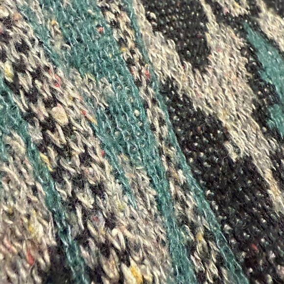 Vintage 80s Belvedere Knitwear Wool Mohair Silk Sweater Made in ITaly Medium - Picture 5 of 8